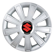 Set 4 Capace Roti, potrivite jantelor de R15, pentru Suzuki, model flash cromat