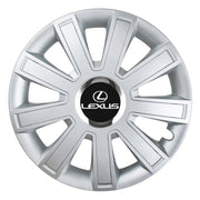 Set 4 Capace Roti, potrivite jantelor de R15, pentru Lexus, model flash cromat