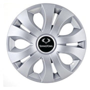 Set 4 Capace Roti, potrivite jantelor de R16, Compatibil Cu SsangYoung, model top crom