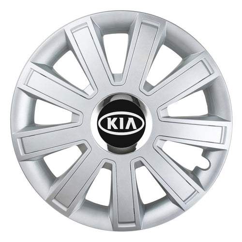 Set 4 Capace Roti, potrivite jantelor de R16, pentru Kia, model flash cromat