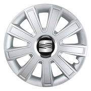 Set 4 Capace Roti, potrivite jantelor de R16, pentru Seat, model flash cromat