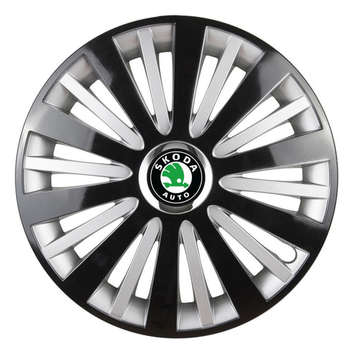 Set 4 Capace Roti, potrivite jantelor de R16, pentru Skoda, model falcon dual