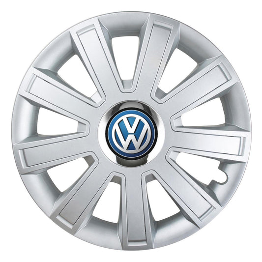 4 darabos dísztárcsa készlet, R16 felnikre alkalmas, Volkswagenhez, krómozott villámmintás modell