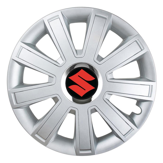 Set 4 Capace Roti, potrivite jantelor de R16, pentru Suzuki, model flash cromat