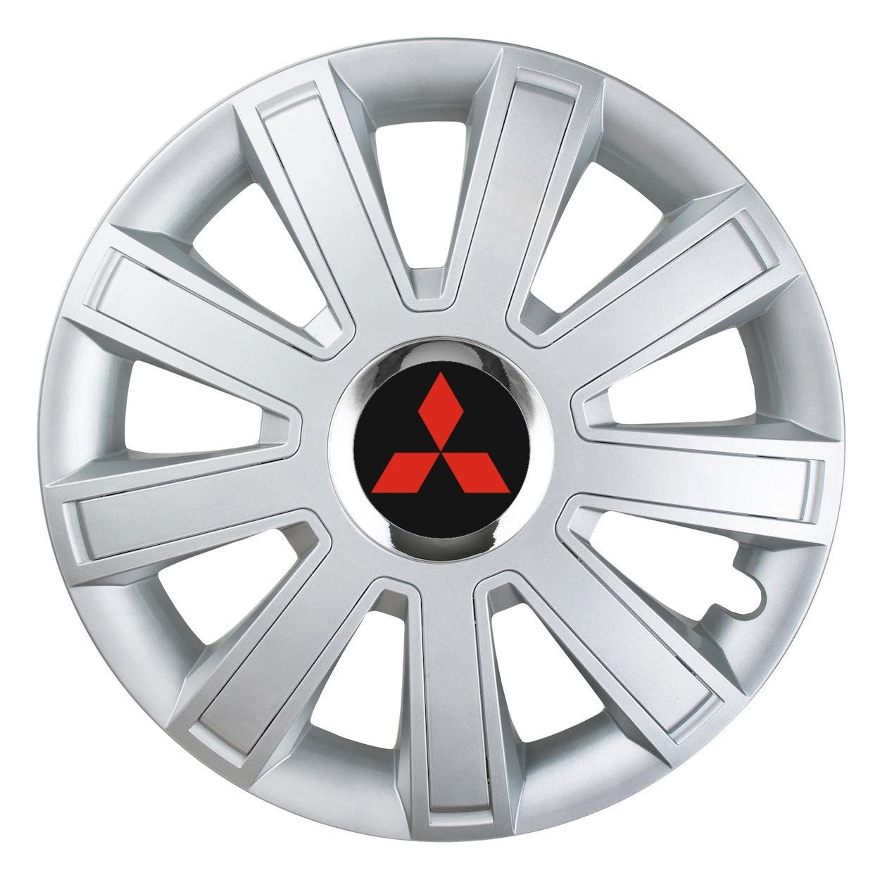 Set 4 Capace Roti, potrivite jantelor de R16, pentru Mitsubishi, model flash cromat
