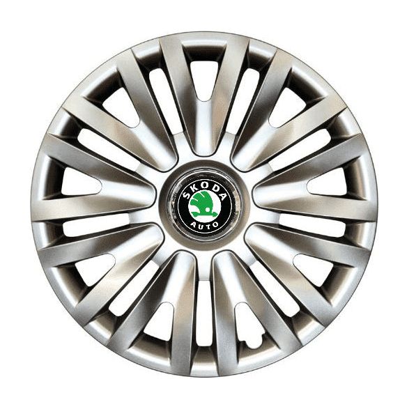 Set 4 Capace Roti Autohelix MSA® R14, Potrivite Jantelor de 14 inch, Pentru Skoda, Model 217