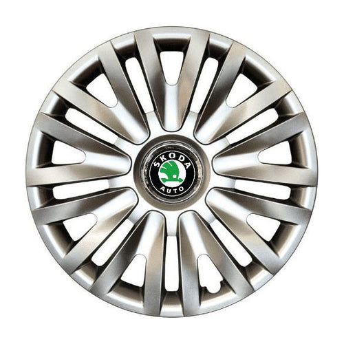 Set 4 Capace Roti Autohelix MSA® R14, Potrivite Jantelor de 14 inch, Pentru Skoda, Model 217