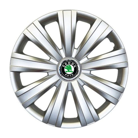 Set 4 Capace Roti R15, Potrivite Jantelor de 15 inch, Pentru Skoda, Model 382