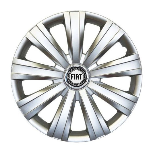 Set 4 Capace Roti R15, Potrivite Jantelor de 15 inch, Pentru Fiat, Model 382