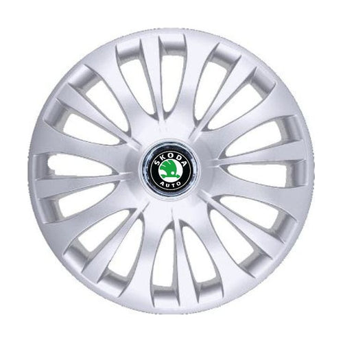 Set 4 Capace Roti R15, Potrivite Jantelor de 15 inch, Pentru Skoda, Model 328
