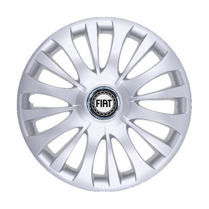 Set 4 Capace Roti R15, Potrivite Jantelor de 15 inch, Pentru Fiat, Model 328