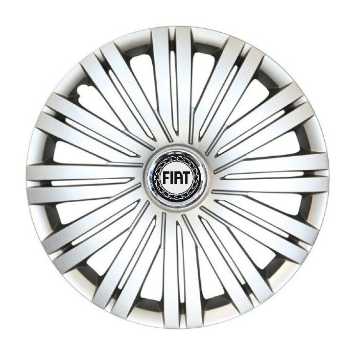 Set 4 Capace Roti R15, Potrivite Jantelor de 15 inch, Pentru Fiat, Model 339