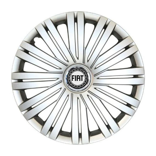 Set 4 Capace Roti R15, Potrivite Jantelor de 15 inch, Pentru Fiat, Model 339