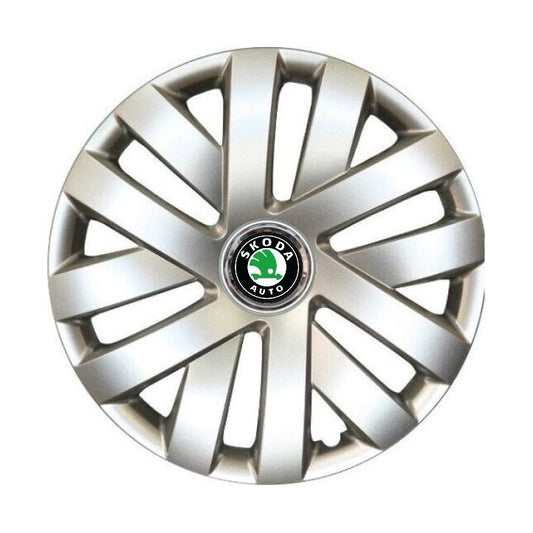 Set 4 Capace Roti R15, Potrivite Jantelor de 15 inch, Pentru Skoda, Model 315