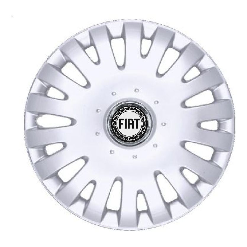 Set 4 Capace Roti R15, Potrivite Jantelor de 15 inch, Pentru Fiat, Model 306