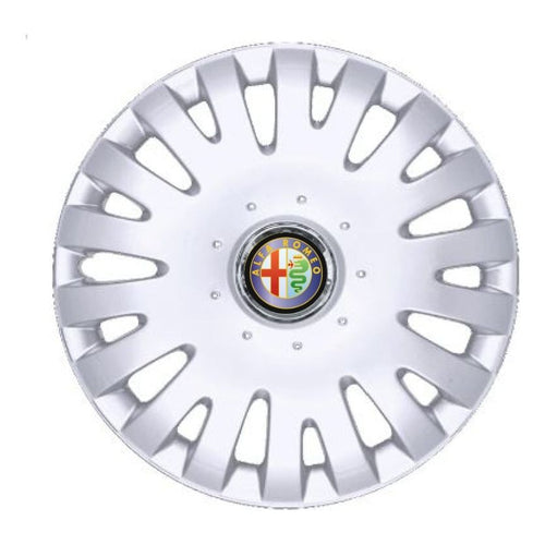 Set 4 Capace Roti R15, Potrivite Jantelor de 15 inch, Pentru Alfa Romeo, Model 306