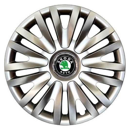Set 4 Capace Roti Autohelix MSA® R15, Potrivite Jantelor de 15 inch, Pentru Skoda, Model 313