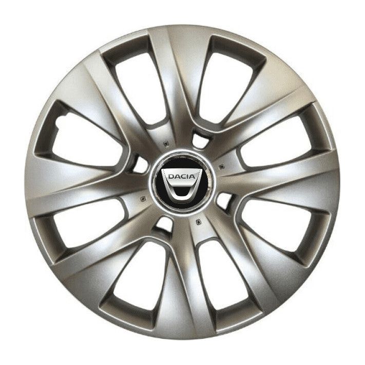 Set 4 Capace Roti Autohelix MSA® R15, Potrivite Jantelor de 15 inch, Pentru Dacia, Model 334