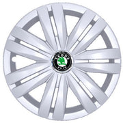 Set 4 Capace Roti R16, Potrivite Jantelor de 16 inch, Pentru Skoda, Model 427