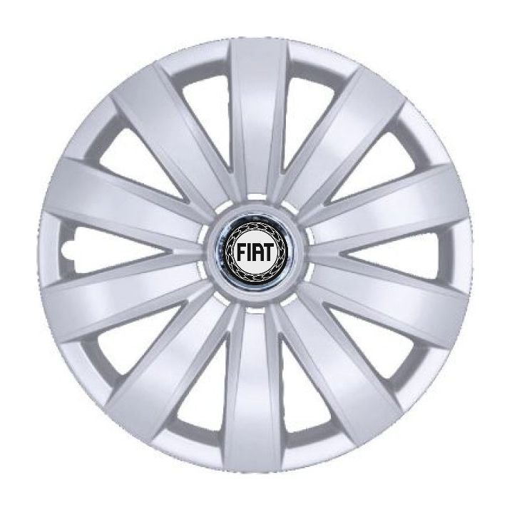 Set 4 Capace Roti R16, Potrivite Jantelor de 16 inch, Pentru Fiat, Model 421