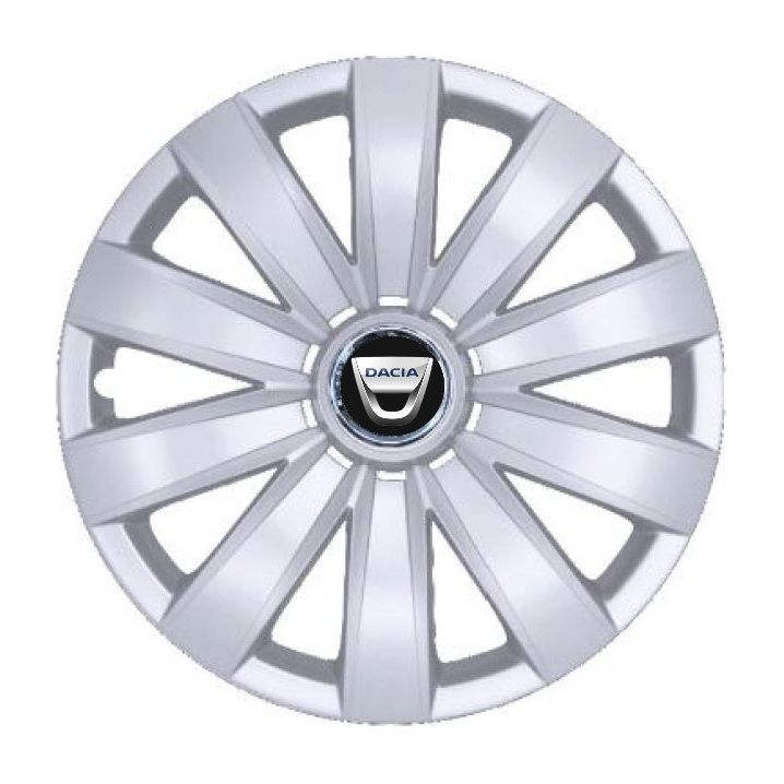 Set 4 Capace Roti R16, Potrivite Jantelor de 16 inch, Pentru Dacia, Model 421