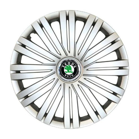 Set 4 Capace Roti R16, Potrivite Jantelor de 16 inch, Pentru Skoda, Model 422