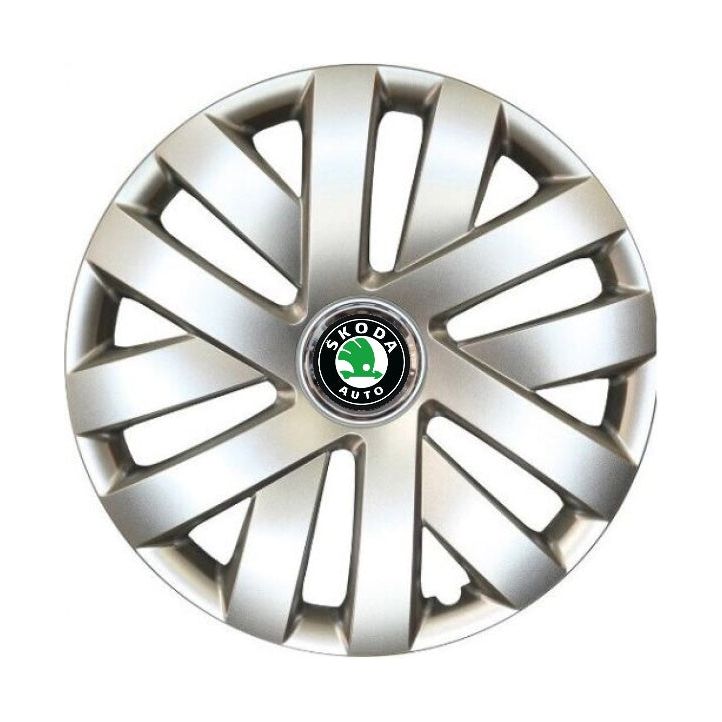 Комплект 4 таса R16, подходящи за 16-инчови джанти, за Skoda, модел 409
