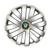 Set 4 Capace Roti R16, Potrivite Jantelor de 16 inch, Pentru Skoda, Model 409