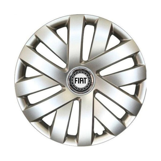 Set 4 Capace Roti R16, Potrivite Jantelor de 16 inch, Pentru Fiat, Model 409