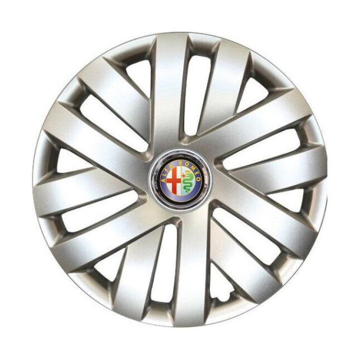 Set 4 Capace Roti R16, Potrivite Jantelor de 16 inch, Pentru Alfa Romeo, Model 409