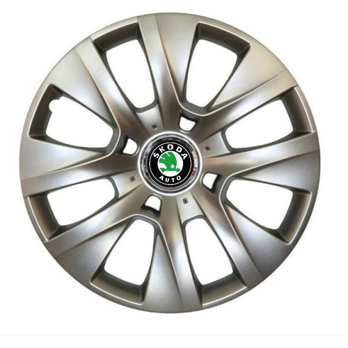 Set 4 Capace Roti R15, Potrivite Jantelor de 15 inch, Pentru Skoda, Model 334