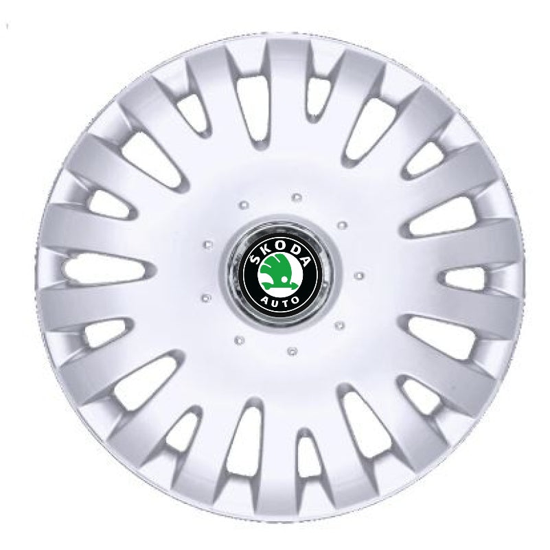 Set 4 Capace Roti R16, Potrivite Jantelor de 16 inch, Pentru Skoda, Model 403