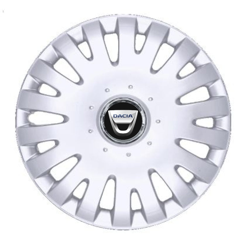 Set 4 Capace Roti R16, Potrivite Jantelor de 16 inch, Pentru Dacia, Model 403