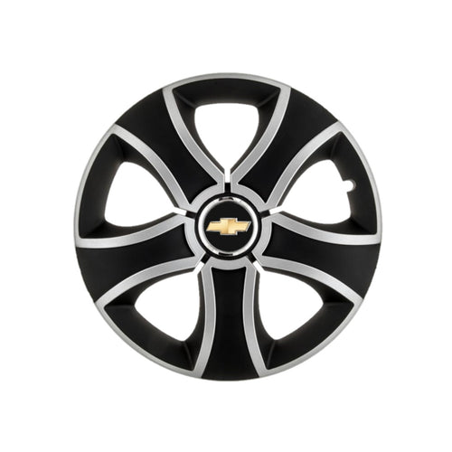 Set 4 Capace Roti 13 inchi (R13) Bis Gri-Negru Compatibile Cu Chevrolet
