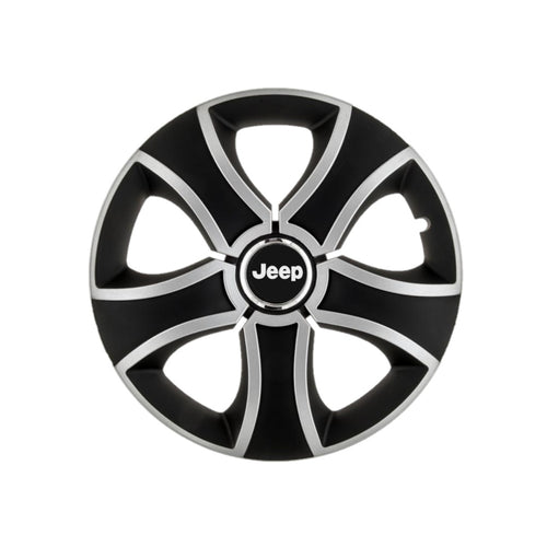 Set 4 Capace Roti 13 inchi (R13) Bis Gri-Negru Compatibile Cu Jeep