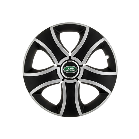 Set 4 Capace Roti 14 inchi (R14) Bis Gri-Negru, Compatibile Cu Land Rover