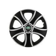 Set 4 Capace Roti 14 inchi (R14) Bis Gri-Negru, Compatibile Cu Land Rover
