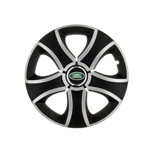 Set 4 Capace Roti 15 inchi (R15) Bis Gri-Negru, Compatibile Cu Ford