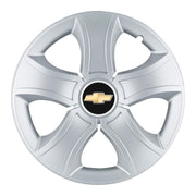 4 db-os 13 hüvelykes (R13) kerékborító készlet, Bis szürke, Chevrolet-kompatibilis