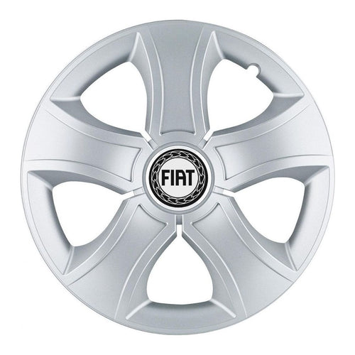 Set 4 Capace Roti 13 inchi (R13) Bis Gri, Compatibile Cu Fiat