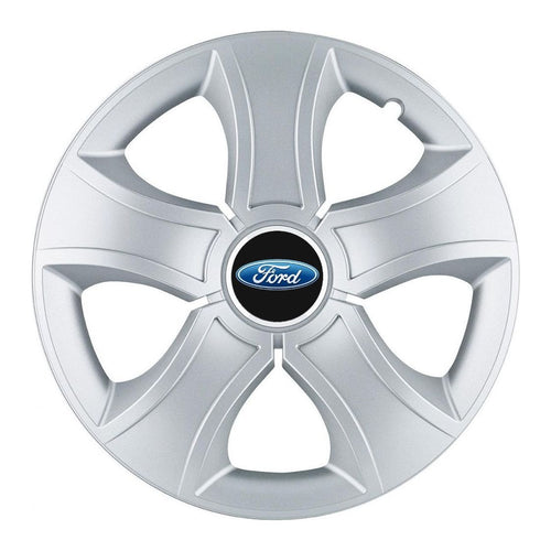 Set 4 Capace Roti 13 inchi (R13) Bis Gri, Compatibile Cu Ford