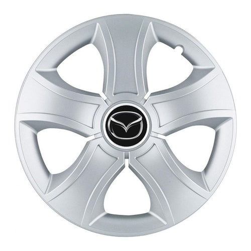 Set 4 Capace Roti 13 inchi (R13) Bis Gri, Compatibile Cu Mazda