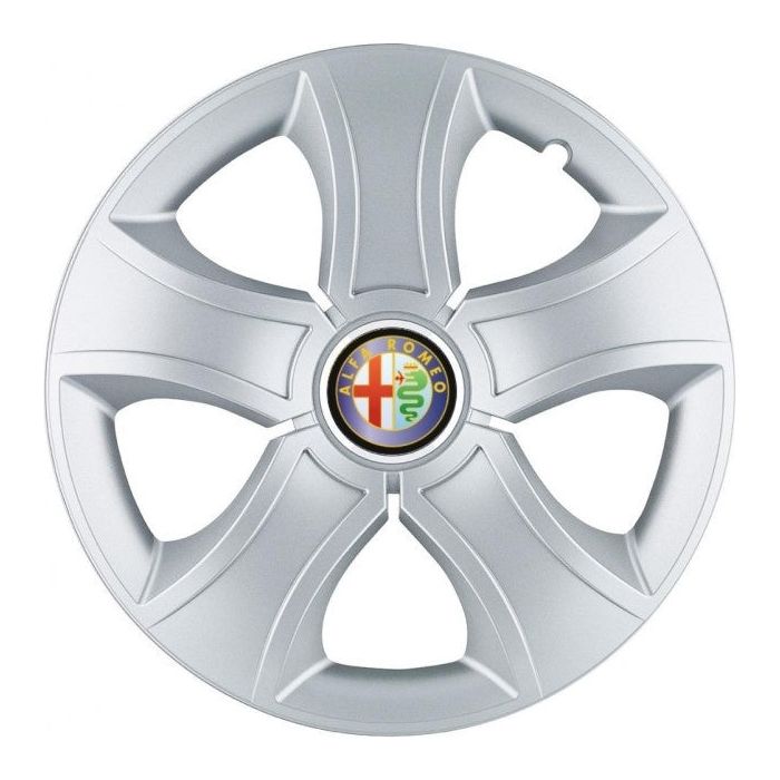 Set 4 Capace Roti 14 inchi (R14) Bis Gri, Compatibile Cu Alfa Romeo