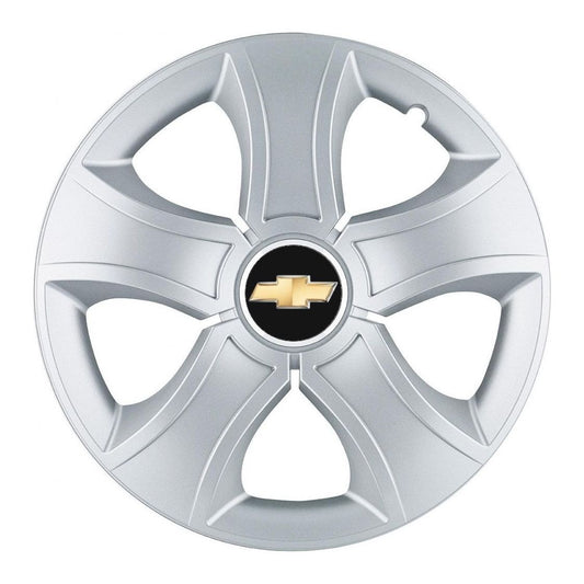 Set 4 Capace Roti 14 inchi (R14) Bis Gri, Compatibile Cu Chevrolet