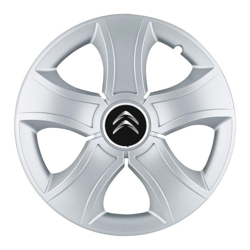 Set 4 Capace Roti 14 inchi (R14) Bis Gri, Compatibile Cu Citroen