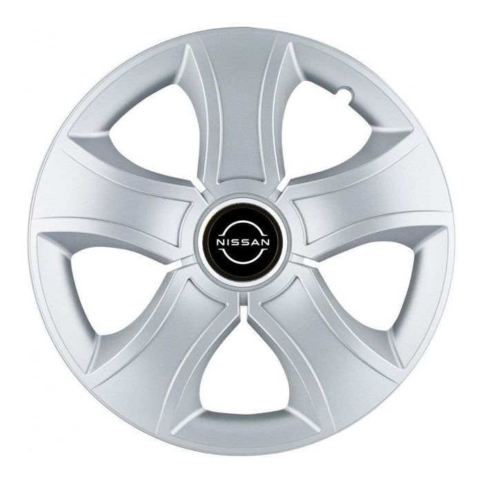 Set 4 Capace Roti 14 inchi (R14) Bis Gri, Compatibile Cu Nissan Nou