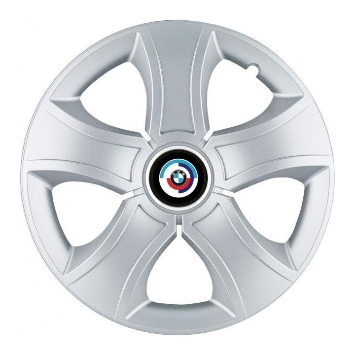 Set 4 Capace Roti 15 inchi (R15) Bis Gri, Compatibile Cu Bmw Nou