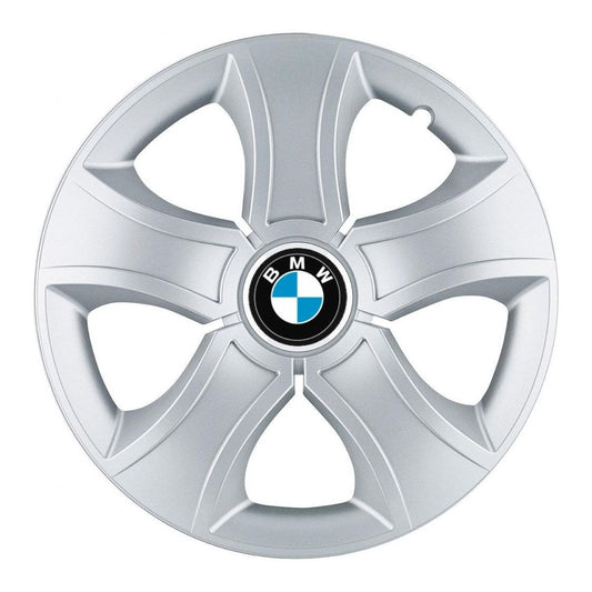 Set 4 Capace Roti 15 inchi (R15) Bis Gri, Compatibile Cu BMW