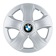 4 db-os 15 hüvelykes (R15) kerékborító készlet, Bis szürke, BMW-vel kompatibilis