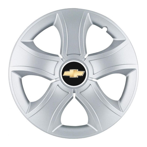 Set 4 Capace Roti 15 inchi (R15) Bis Gri, Compatibile Cu Chevrolet